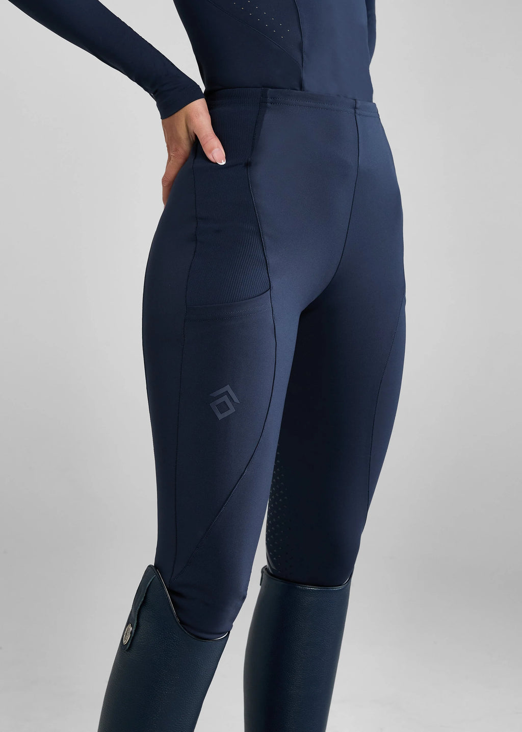 NAVY CORE LEGGINGS FULL SEAT