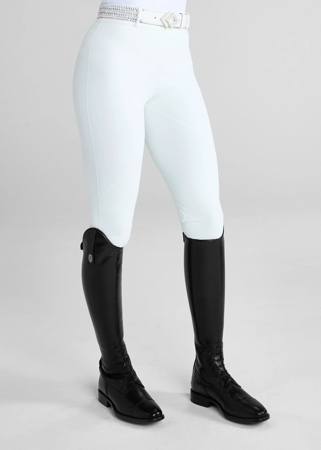 WHITE ESSENTIAL COMPETITION LEGGINGS FULL SEAT