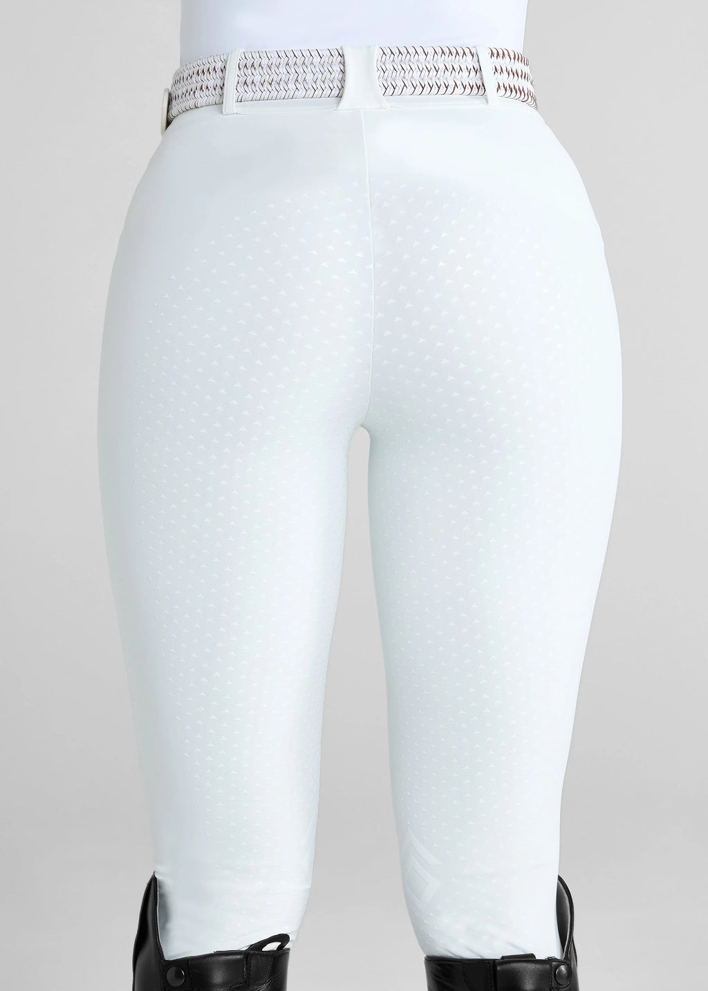 WHITE ESSENTIAL COMPETITION LEGGINGS FULL SEAT
