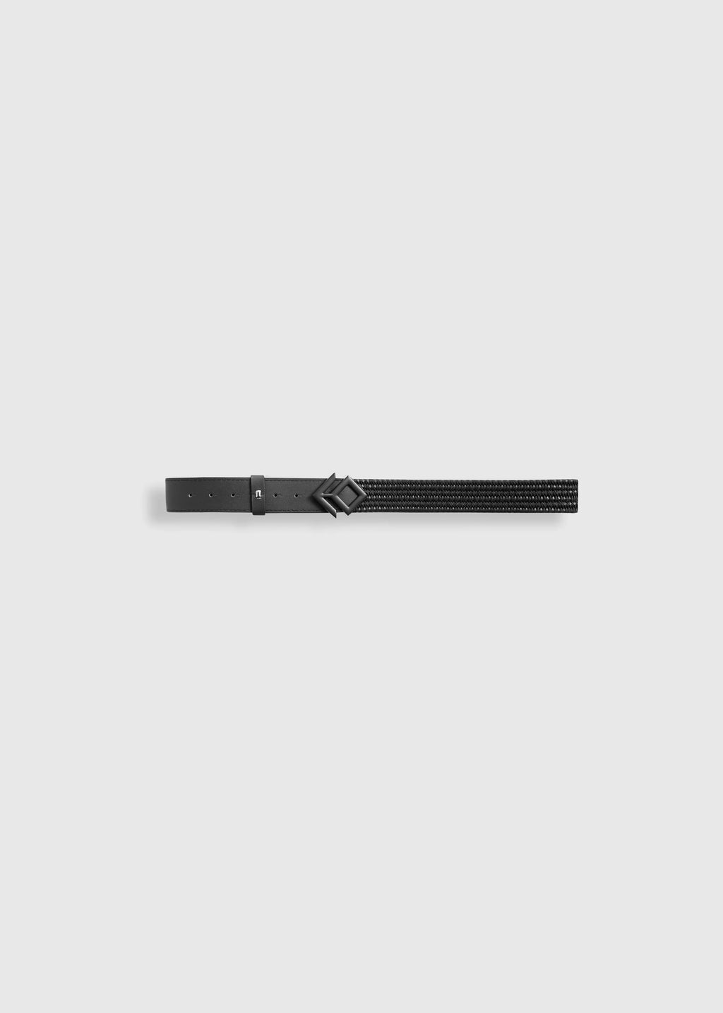 BLACK WOVEN BELT
