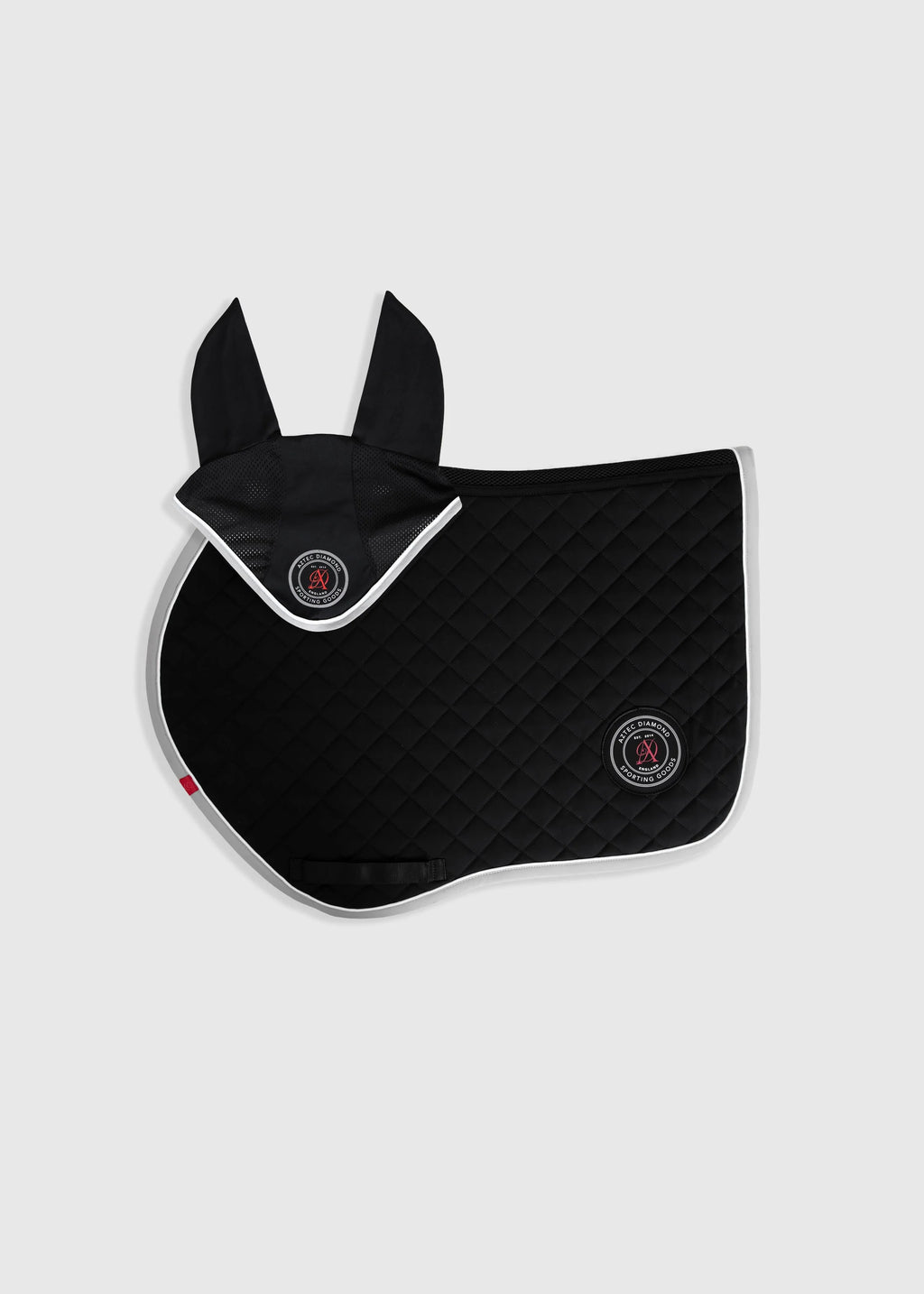 BLACK SPORTING GOODS SADDLE CLOTH SET - FULL