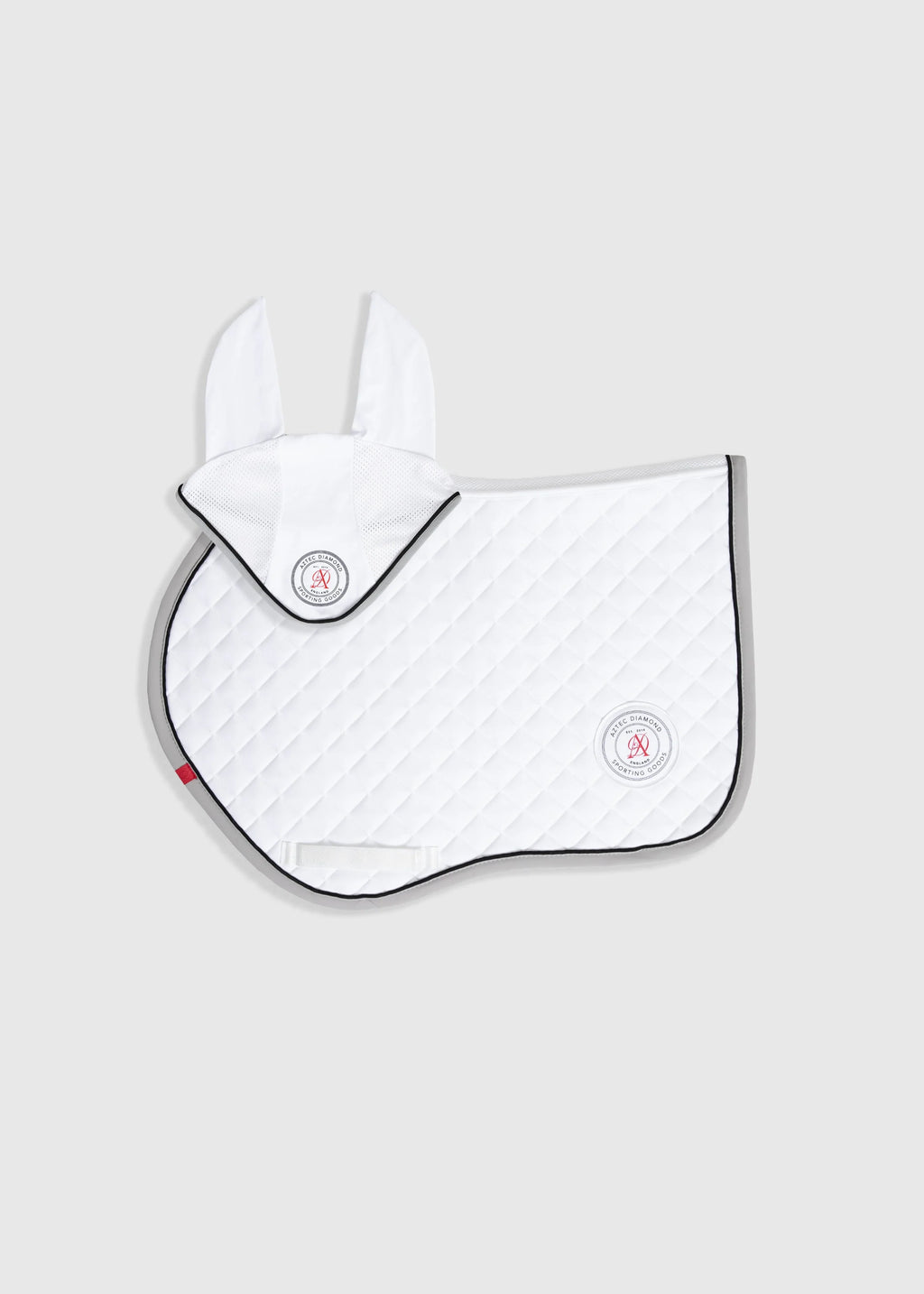 WHITE SPORTING GOODS SADDLE CLOTH SET- FULL