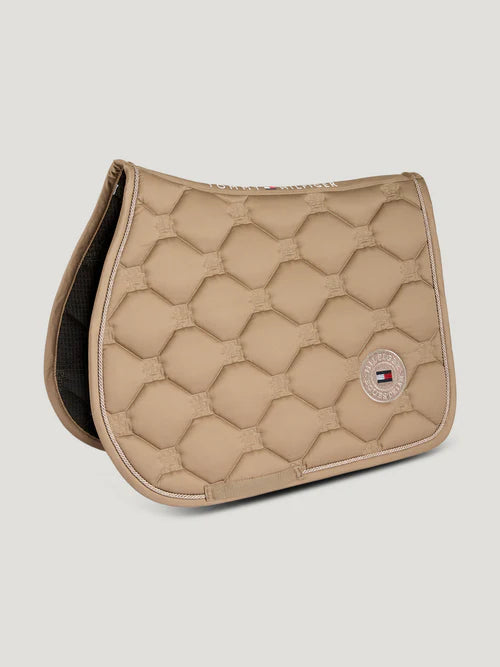 Liberty Jumping Saddle Pad & Fly Hood - TAUPE