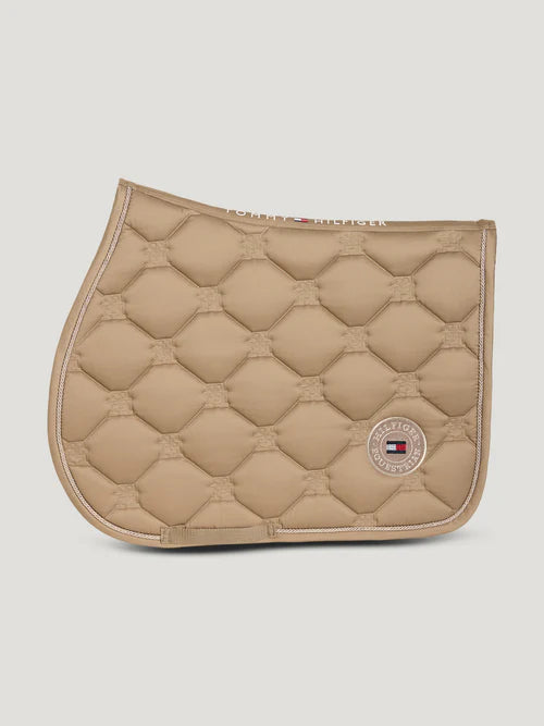 Liberty Jumping Saddle Pad & Fly Hood - TAUPE