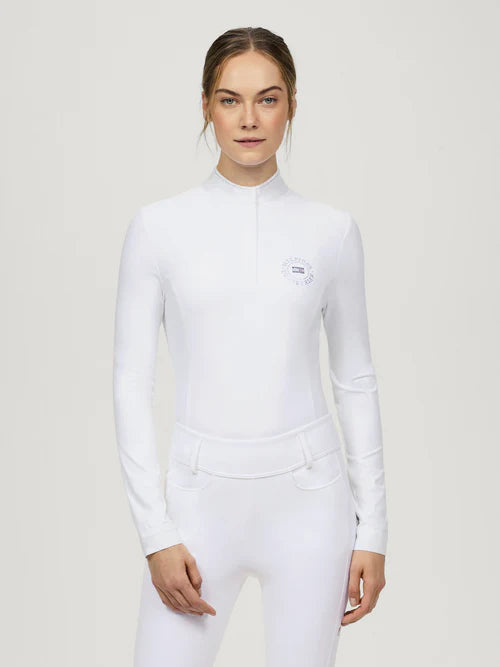Taylor Rhinestone Show Shirt OPTIC WHITE