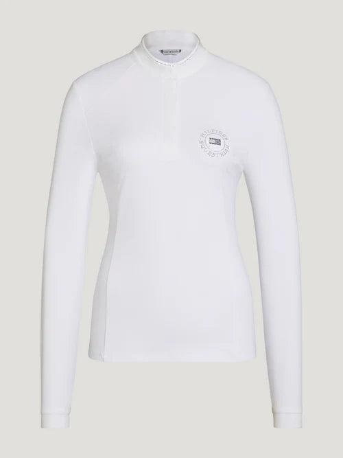 Taylor Rhinestone Show Shirt OPTIC WHITE