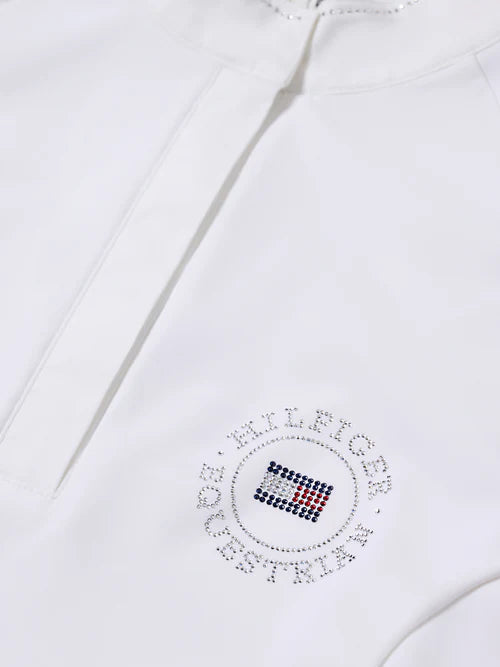 Taylor Rhinestone Show Shirt OPTIC WHITE