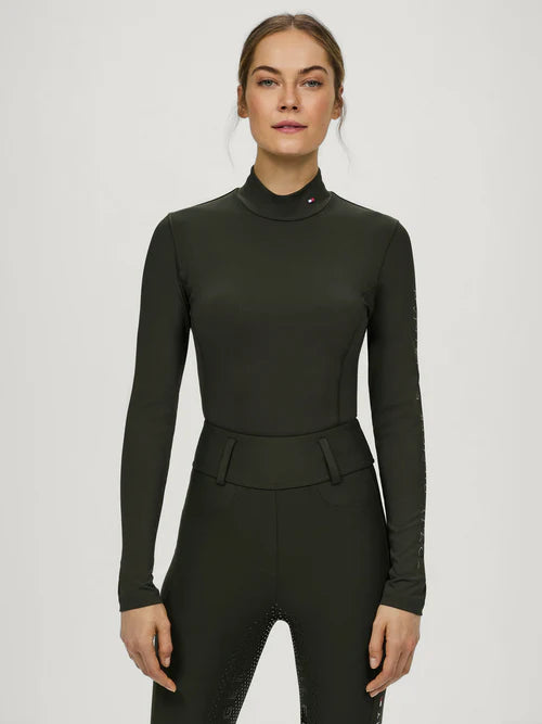 Ava High Neck Baselayer PINE