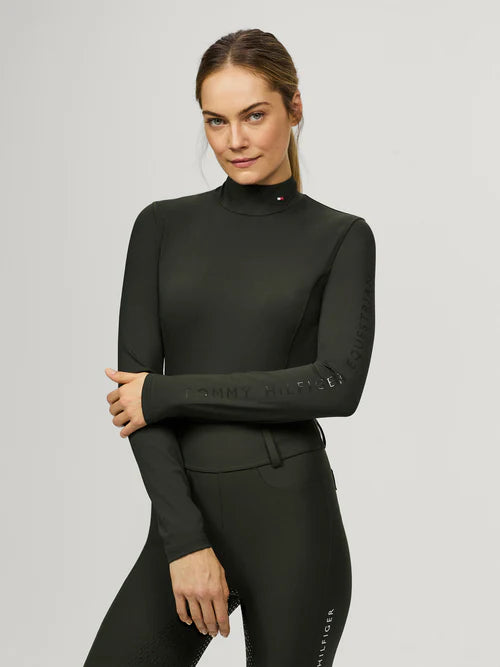 Ava High Neck Baselayer PINE