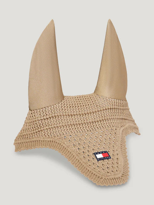 Liberty Jumping Saddle Pad & Fly Hood - TAUPE