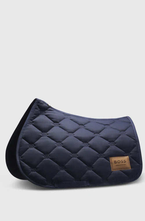 SADDLE PAD JUMP SOLID SKY CAPTAIN & MONOCHROME EAR VEIL SET