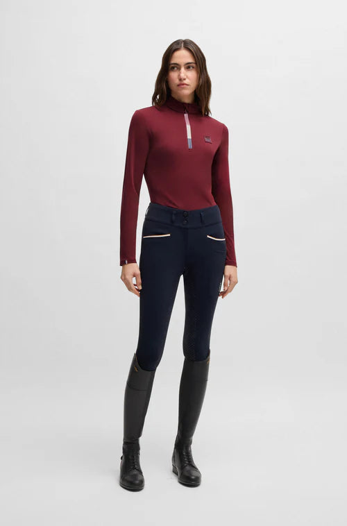 MINOU TRAINING SHIRT CABERNET