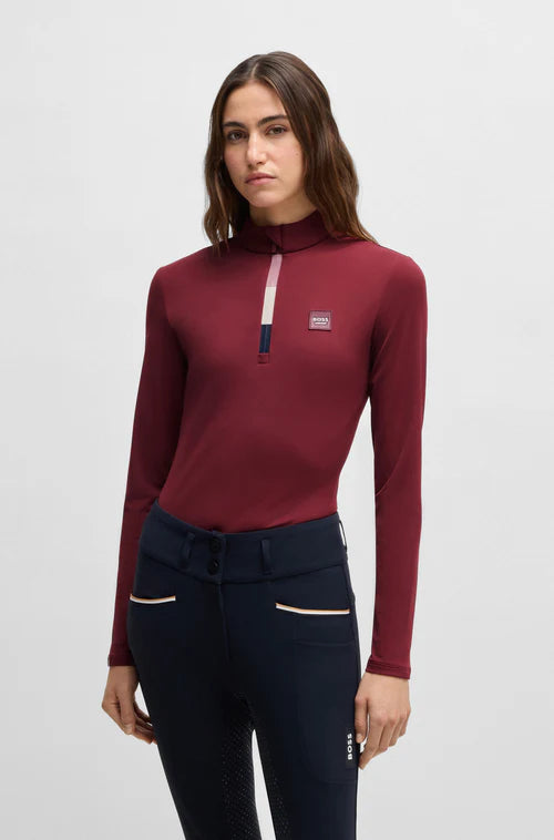 MINOU TRAINING SHIRT CABERNET