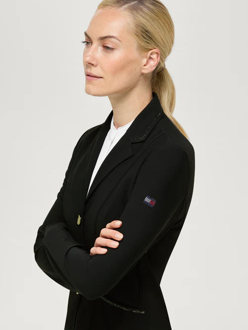 COSTA RHINESTONE SHOW JACKET  BLACK