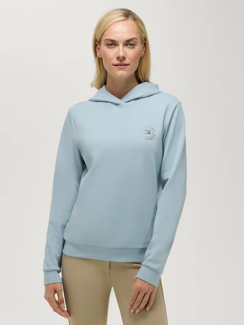 Hollywood Rhinestone Hoodie SWEET BLUE