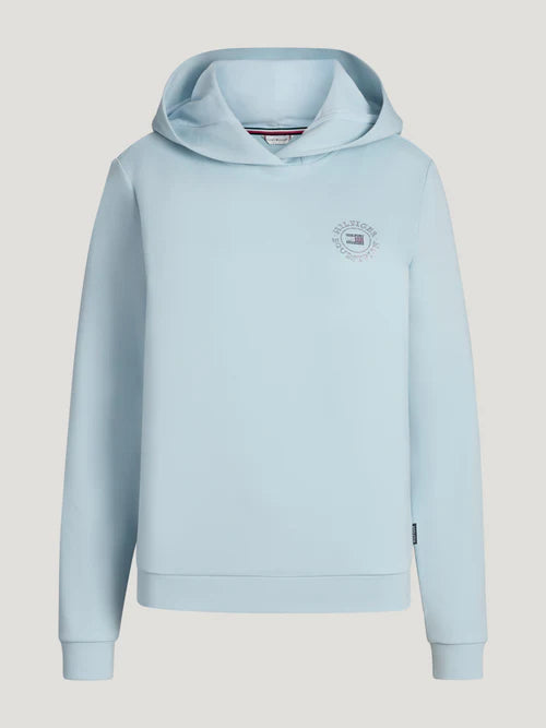 Hollywood Rhinestone Hoodie SWEET BLUE