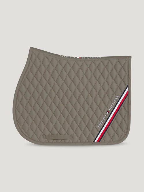 Stanford Jumping Saddlepad & Lexington Fly Hood Set ASH
