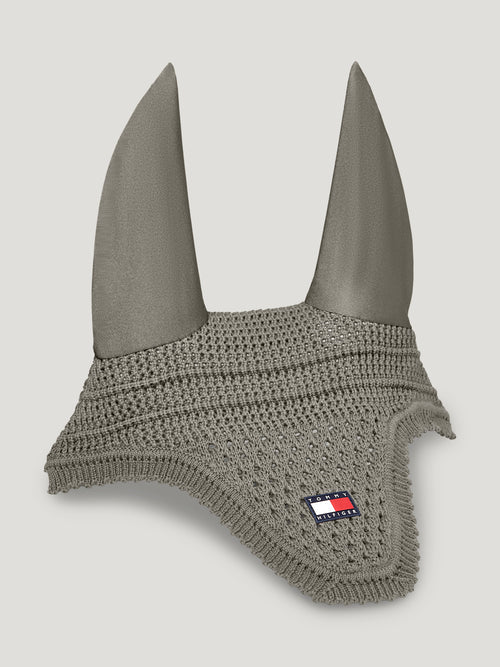 Stanford Jumping Saddlepad & Lexington Fly Hood Set ASH