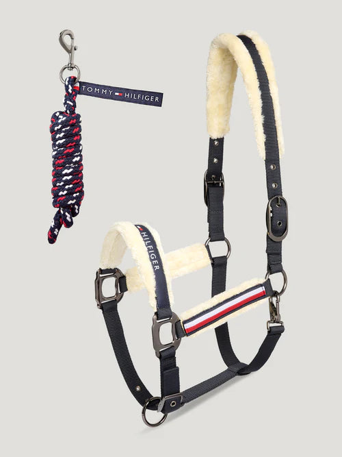 Yale Set Faux Fur Halter Rope DESERT SKY