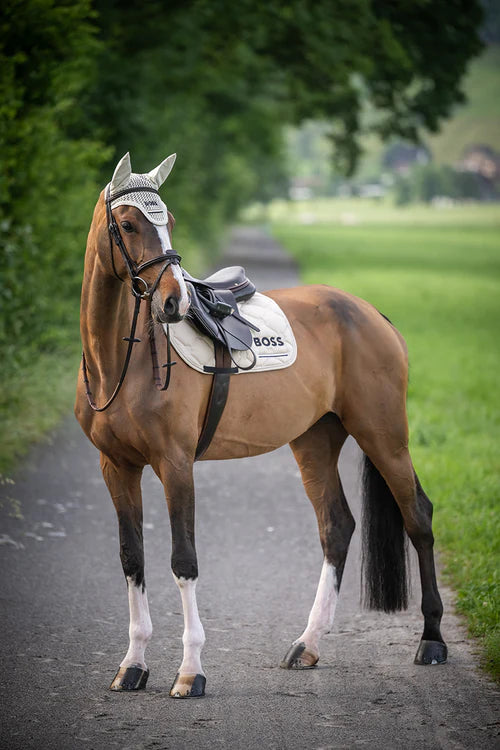 CHELTENHAM JUMPING SADDLE PAD PUMICE