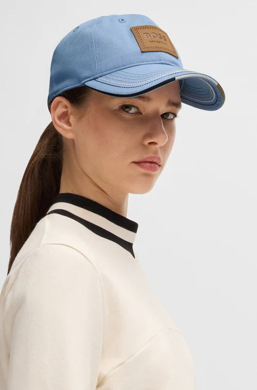 CAP LEATHER VINTAGE PATCH RIVIERA